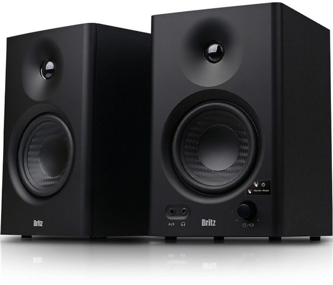 브리츠 스튜디오 모니터 스피커, BR-Monitor4, 블랙