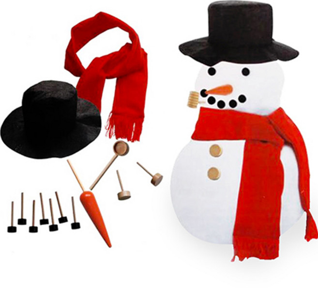 indi.k 堆雪人DIY套組, 1套, 混合顏色