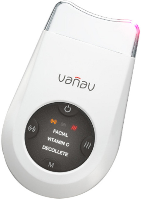 바나브 스킨빔 괄사 마사지기, 화이트, SKB-1000