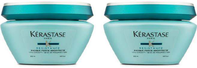 케라스타즈 레지스턴스 마스크 포스 아키텍트, 200ml, 2개