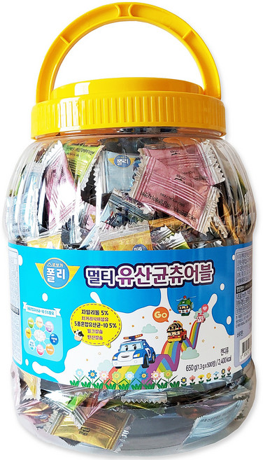 로보카폴리 멀티 유산균 츄어블, 650g, 1개