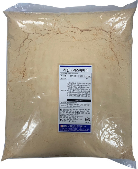 태원식품 치킨 크리스피 배터, 5kg, 1개