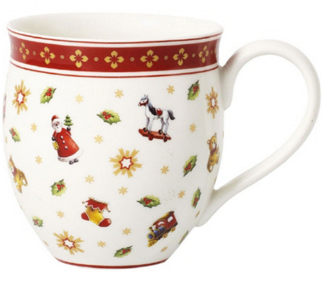빌레로이앤보흐 크리스마스 토이딜라이트 머그컵 340ml, 장난감머그, 1개