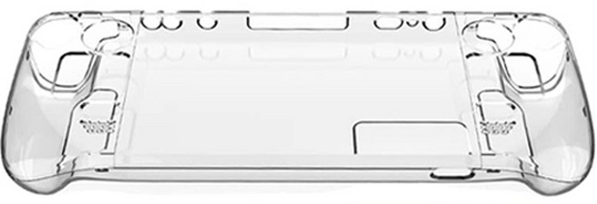 스팀덱 Steam Deck 본체 투명 크리스탈 풀커버 케이스, 1개