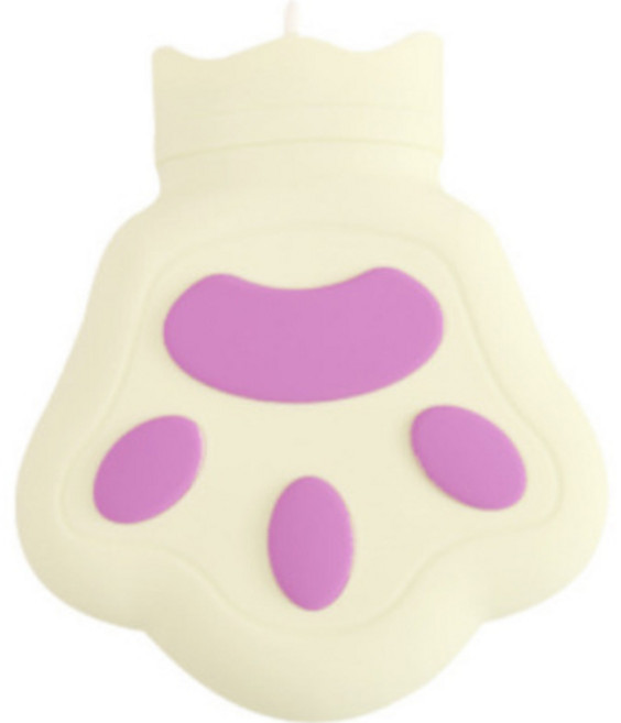 몬드스팟 실리콘 미니 보온 물주머니 화이트 JNH828, 1개