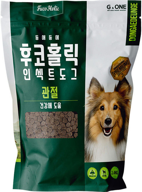 후코홀릭 전연령 도그 프리미엄 소프트사료, 뼈/관절강화, 2.4kg, 1개
