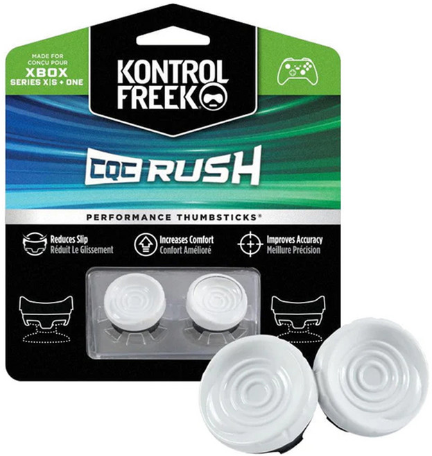 컨트롤프릭 CQC Rush XBX / XB1 퍼포먼스 썸스틱 화이트, 1개