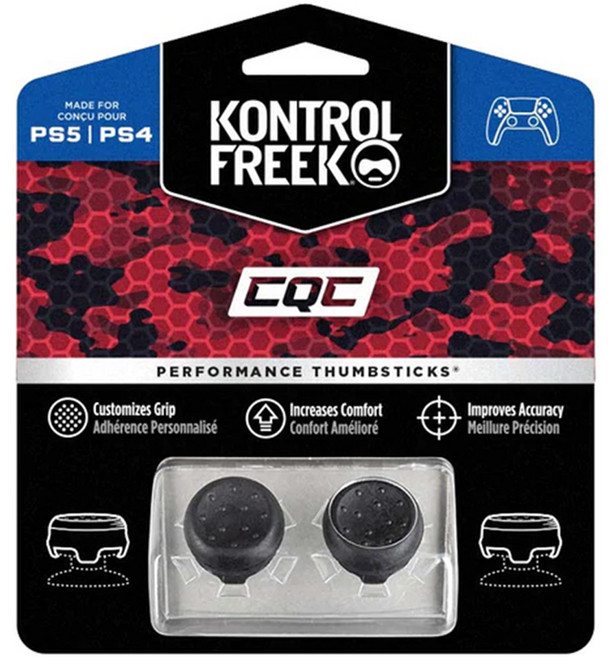 컨트롤프릭 PS5 / PS4 CQC 퍼포먼스 썸스틱 블랙, 1개