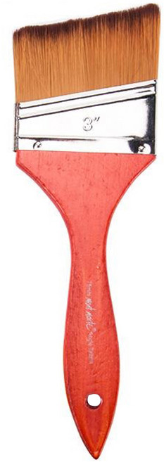 리즈제이 화방용품 고급 유화 아크릴화 빽붓 02 75mm 경사, 200 x 75 x 10 mm, 1개