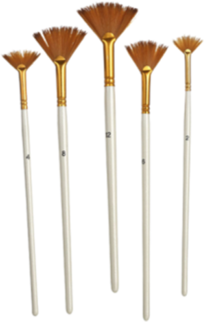 아베른 아티스트 수채 유화 붓 세트 D, 2, 4, 6, 8, 12호, 1세트