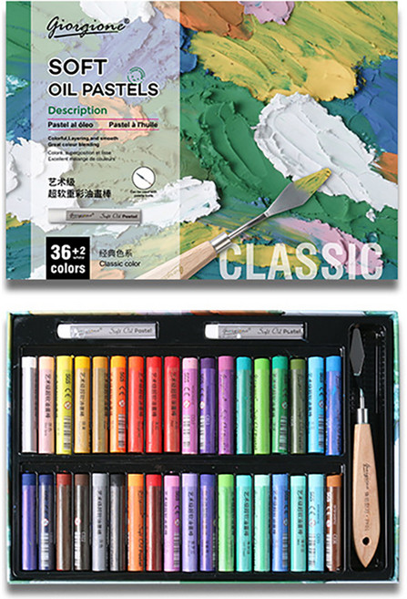 심플리앤 조르조네 소프트 오일파스텔 클래식, 36색, 1개