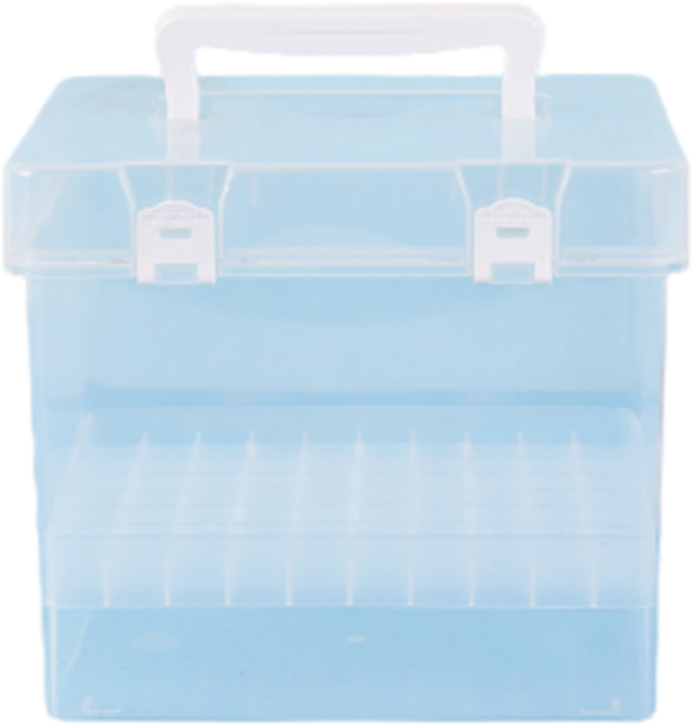 심플라인 투명 마커펜 하드 케이스, 60색, 1개