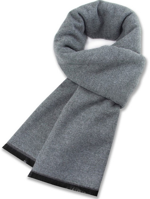 씨오브비 남성용 따뜻한 심플 머플러