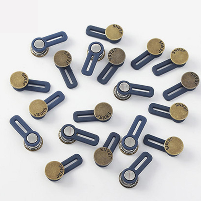 Tree 허리 사이즈 연장 단추 20p, 골드진스, 1세트