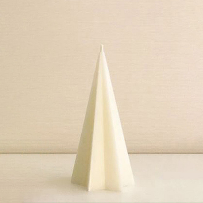 F5NATURE 크리스마스 오브제 스타콘캔들 화이트, 클린코튼, 70g, 1개