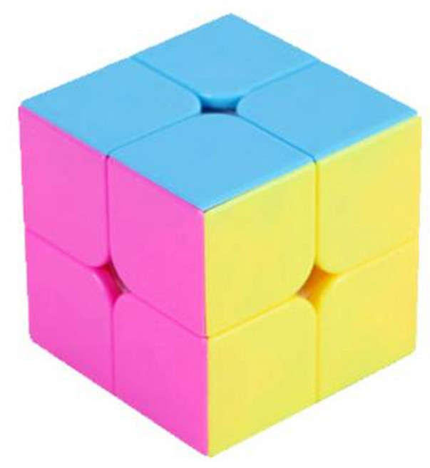 퍼즐갤러리 2X2 파스텔 큐브, 혼합색상, 1개
