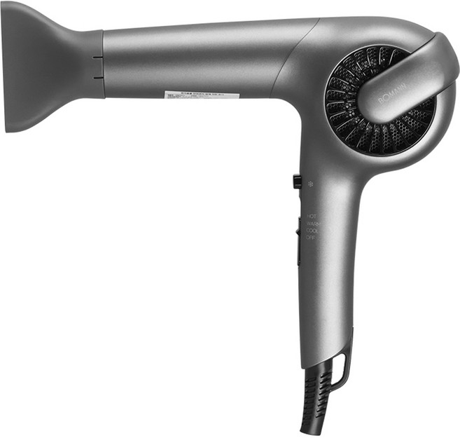 BOMANN 側邊進氣吹風機 1800W, 灰色, HD3162G