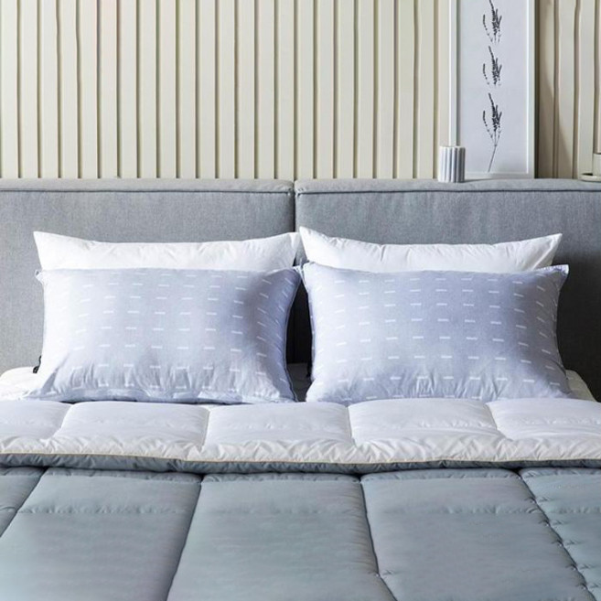 기절베개 속통 2p + 커버 2p 세트, 그레이, 1개