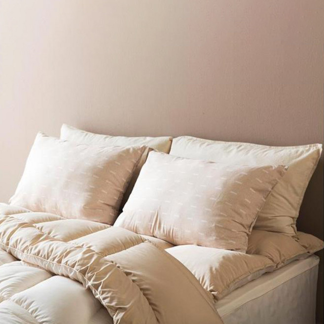 기절베개 속통 2p + 커버 2p 세트, 베이지, 1개