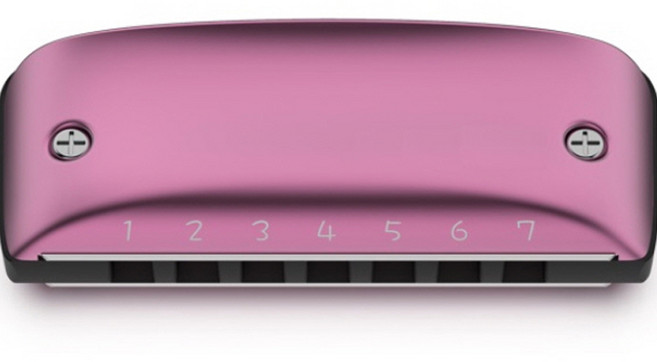 특이한 하모니카 D키 마이너 스케일, 23 핑크, 1개