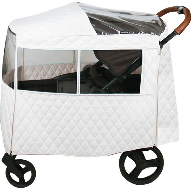 와우베이비 킨즈 웨건 방한커버, 아이보리, 1개