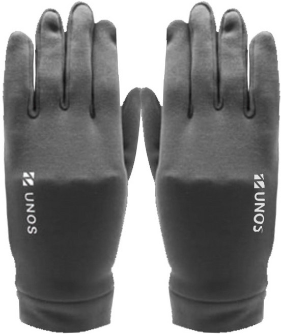 우노스 이지웜 스마트 스판 장갑, 회색, 1개