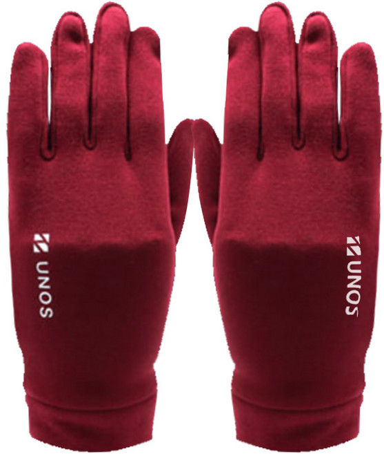 우노스 파워그립 이지웜 스마트 스판 방한장갑, 빨강색, 1개