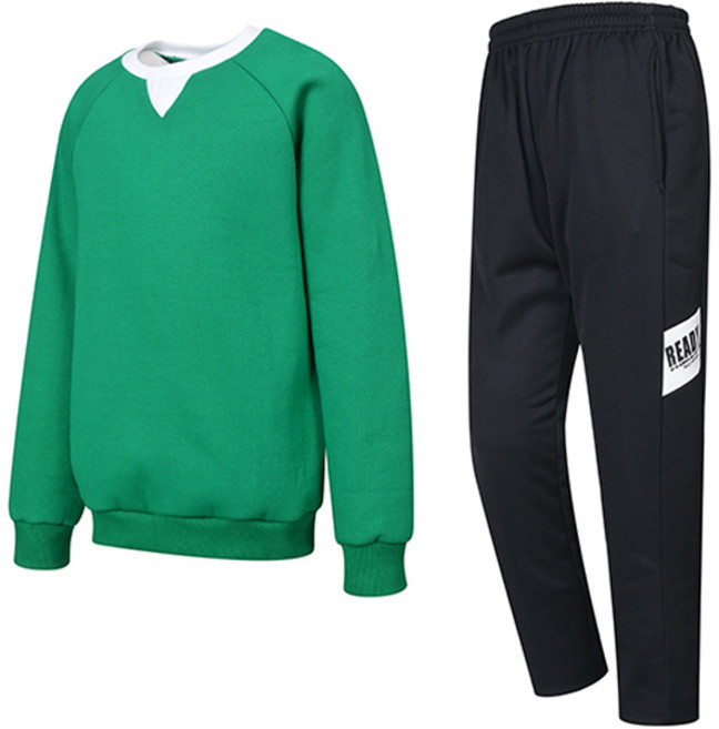 키스포 아동용 크로스 사이드 기모 상하의 세트