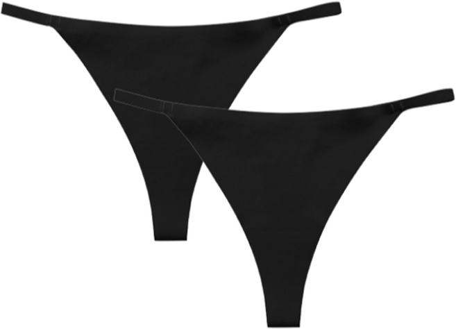 씨오브비 여성용 링스트랩 심리스 섹시 티팬티 2p