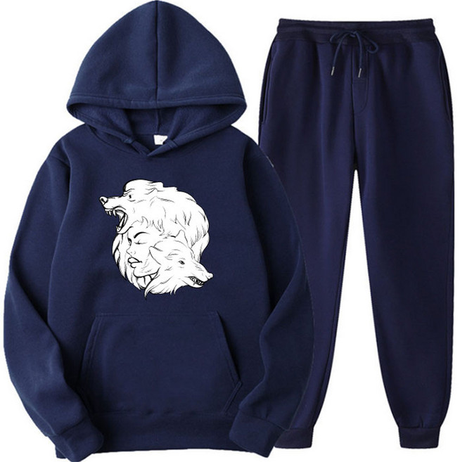 온앤후 울프걸 기모후드 트레이닝세트