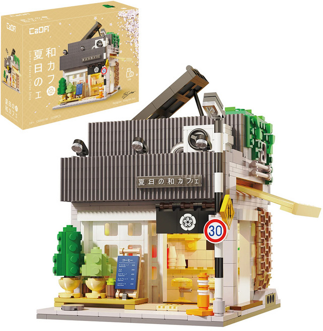 카다 썸머 브리즈 커피샵 레고호환블록, 혼합색상, 1개