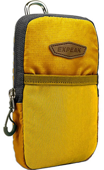 엑스피크 트래킹 등산 레저 스마트폰 파우치 옐로우
