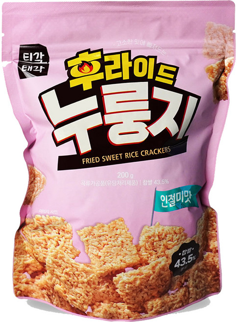 티각태각 후라이드 누룽지 인절미맛, 1개, 200g