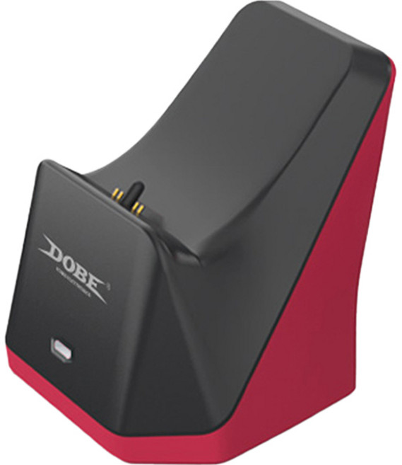 업마켓 PS5 듀얼센스 DOBE 싱글 충전 거치대 코스믹 레드, 1개