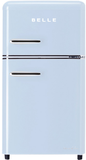 BELLE 레트로 글라스 83L 2도어 냉장고, RD09ASBH