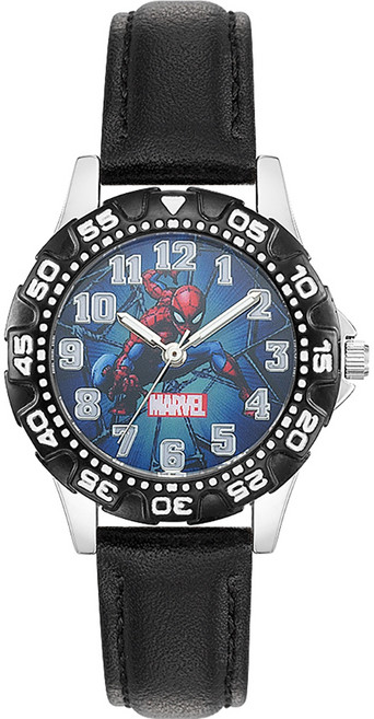 SIMPLELIFE 마블 아동용 어벤져스 스파이더맨 소형 가죽밴드 손목시계 M20230SP