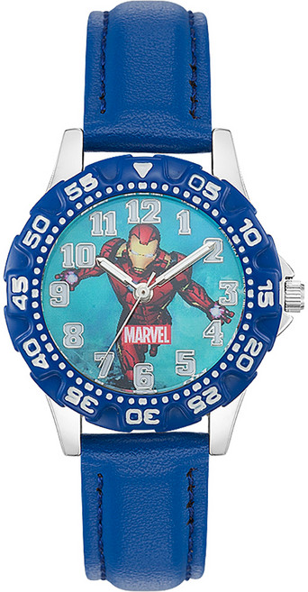 마블 아동용 어벤져스 아이언맨 소형 가죽밴드 손목시계 M20230IR