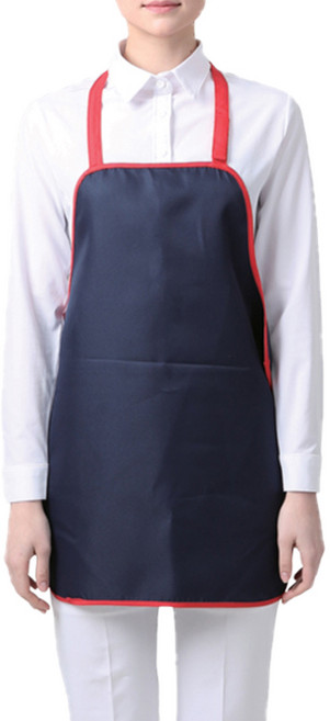 웰프런 손님용 목걸이형 앞치마, 10개, 네이비