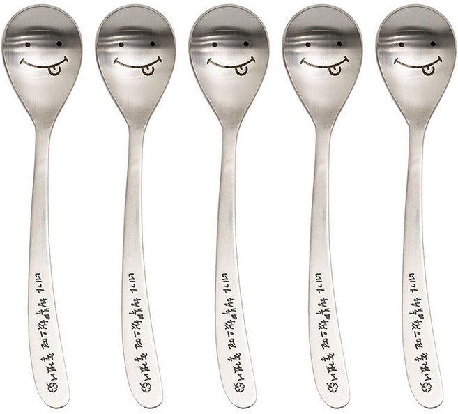 라온누리 해피바이러스 티스푼, 귀요미, 5개