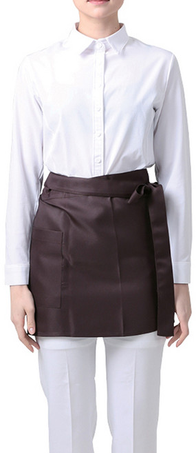 웰프런 모던플랩 허리형 앞치마, 브라운, 2개