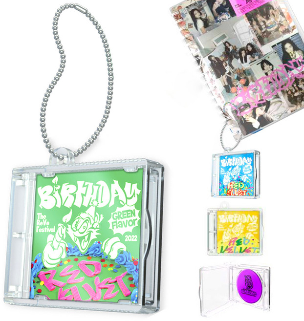 레드벨벳 - 미니앨범 : The ReVe Festival 2022 - Birthday (SMini ver.) 5종 + 커버 5종 + Music NFC CD + SMini Photo(App only) + 포토카드 5종 + 키링 볼체인 5종, 5CD
