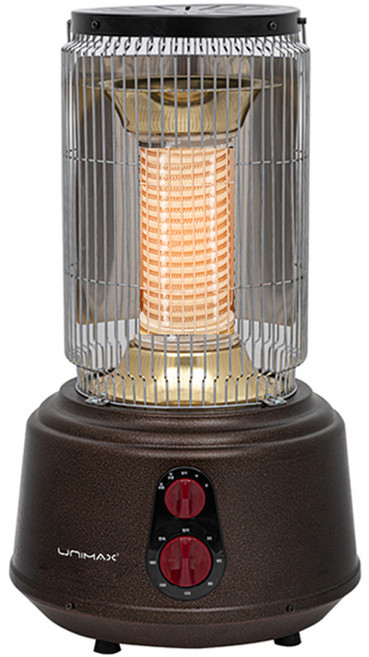 유니맥스 원통형 세라믹 온풍 전기히터, UMH-4025FR, 혼합색상