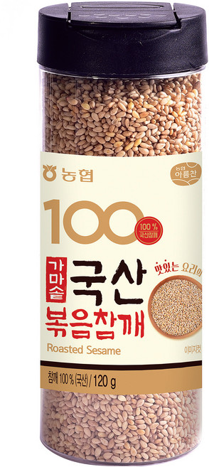 농협 가마솥 국산 볶음참깨, 120g, 1개