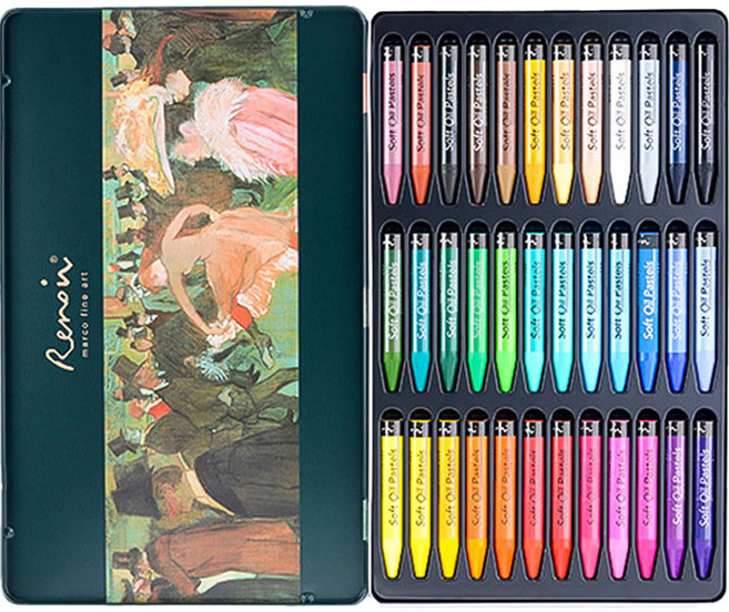 심플리앤 르누아르 소프트 오일파스텔, 36색, 1개