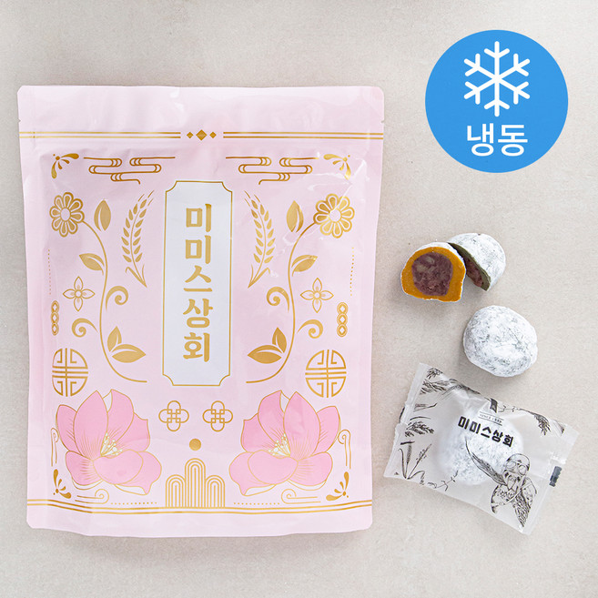 미미스상회 3종 호두 찹쌀떡 개별포장 15개입 (냉동), 900g, 1개입, 1개