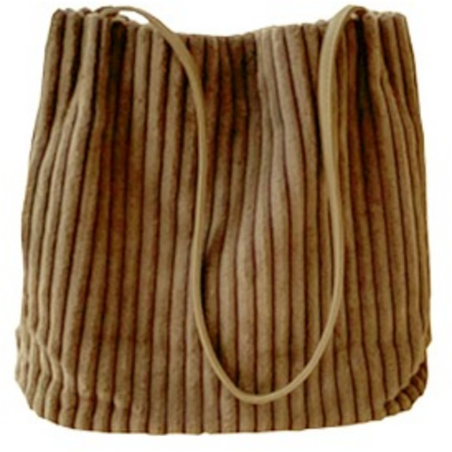 마켓피오 패션 코듀로이 숄더 버킷백