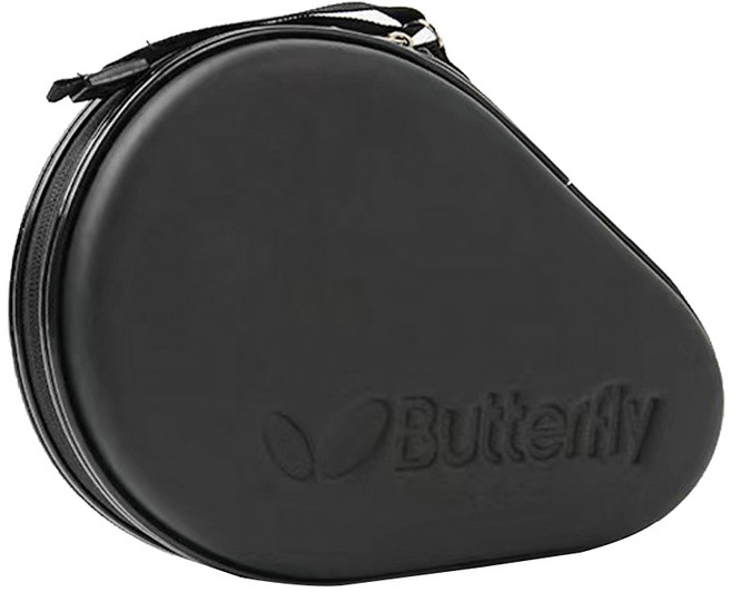 BUTTERFLY 硬殼桌球拍套, 1個, 黑色