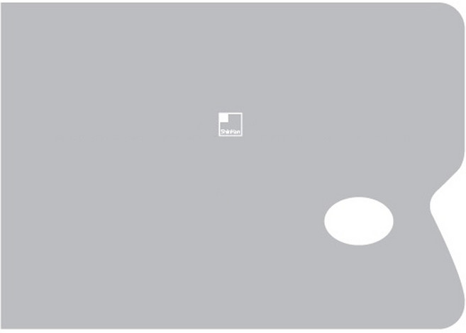 신한화구 종이 팔레트 355 x 250 mm 70g, 1개