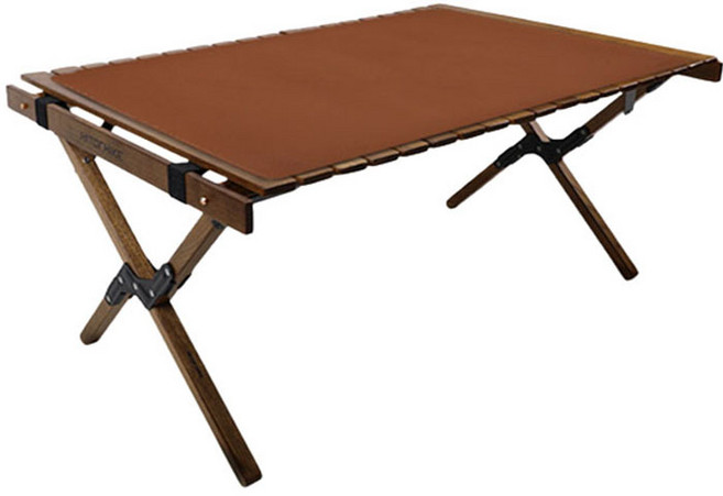 블루트레이드 감성캠핑 가죽 테이블보, 다크브라운
