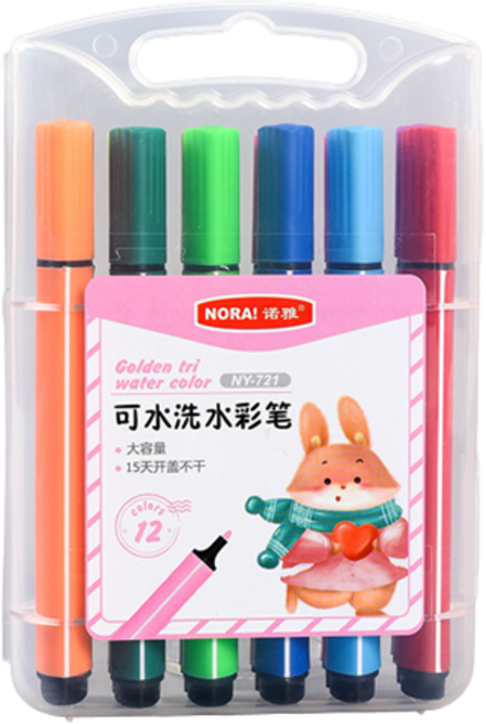 오션 리브 수성 마카펜, 1세트, 12색